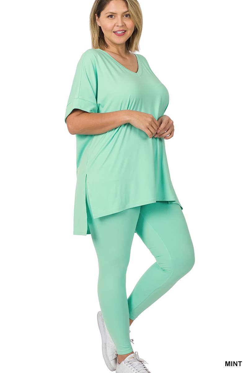 42POPS - Wholesale Lounge Set - Women's - `.Plus Microfiber Lounge Wear 2 Pc Set79