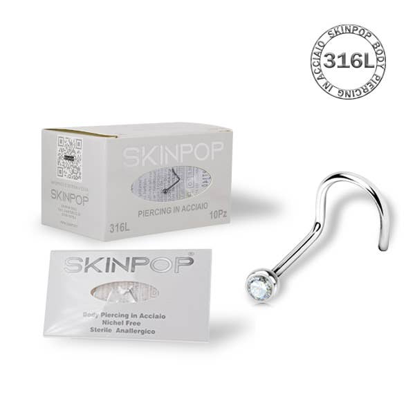 SKINPOP – wholesale Bröstvårtsring – Steril näspiercing för första applicering1