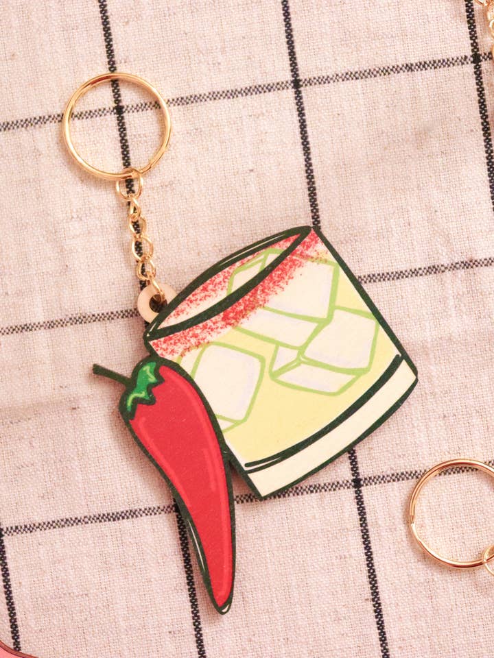 Spicy Margs Keyring for wholesale by Neesh Home