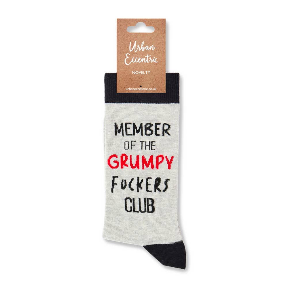 Urban Eccentric - Wholesale Socks - Unisex - Unisex Member Of The Grumpy Fuckers Club Socks1
