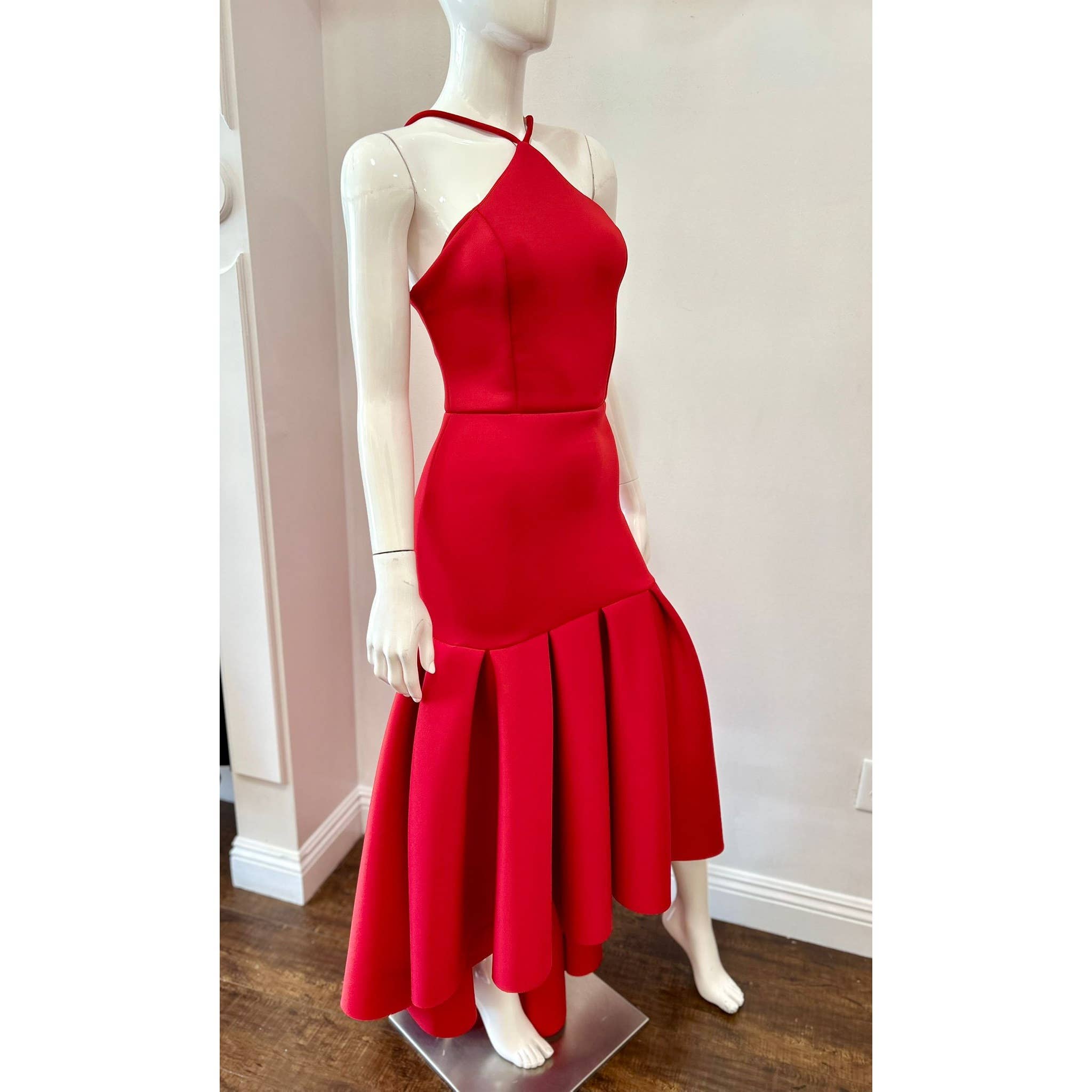 DORCAS – Großhandel Kleid – Damen – Maxikleid mit Rüschen und schulterfreiem Design4