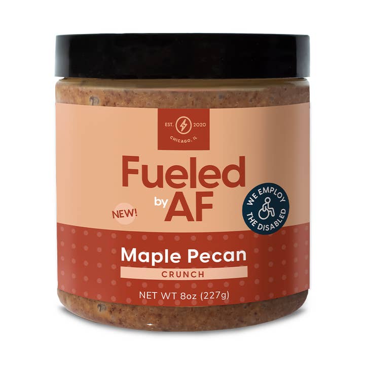 Maple Pecan Crunch Butter for wholesale by Fueled by AF