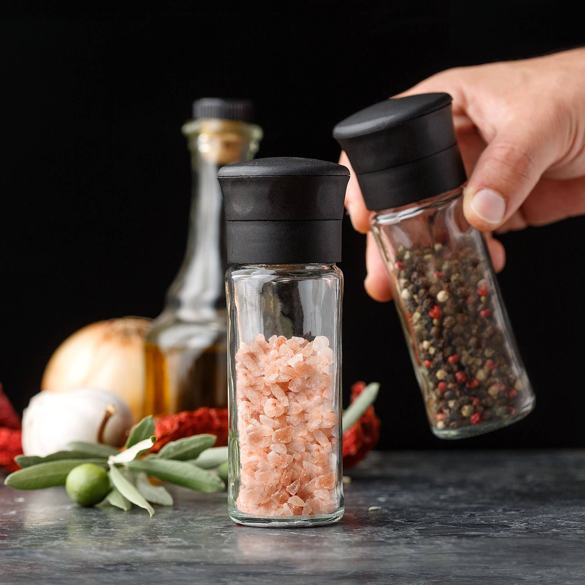 Crystalia - Wholesale Pepper Mill - Pepper Grinder with Ceramic Mechanism, Set of 25