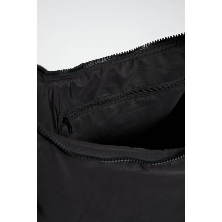 Nero Borsa a tracolla increspata in vendita all'ingrosso su Faire3