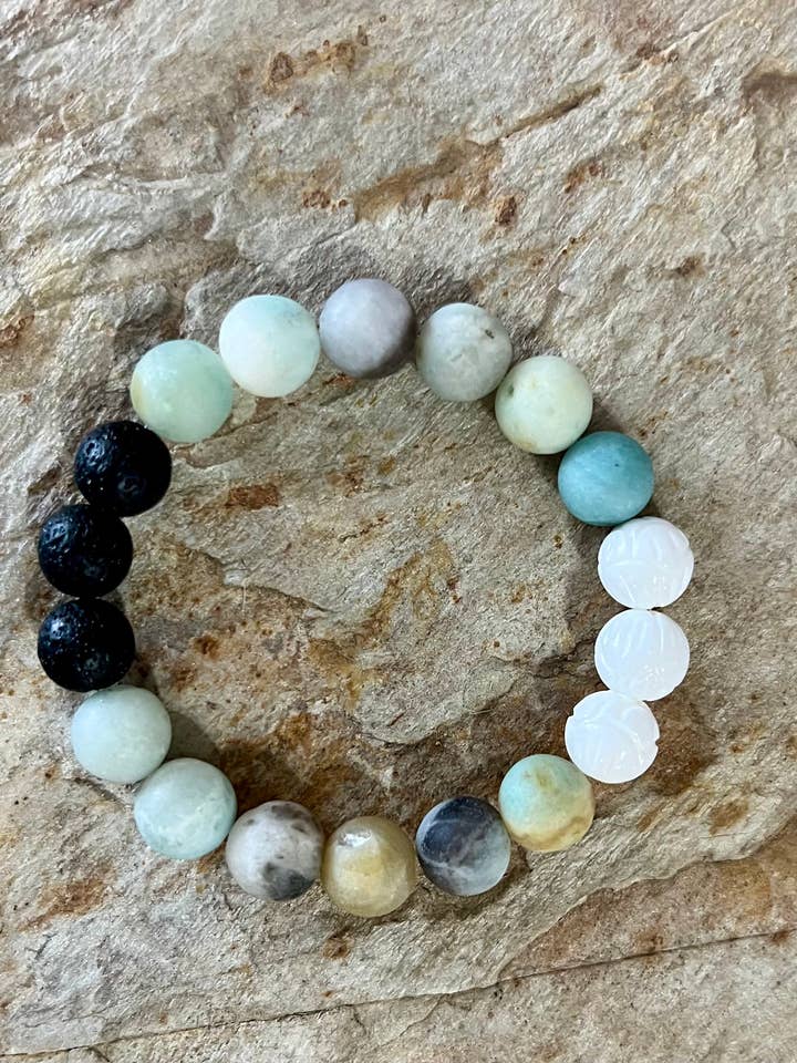 Wave Rider Mantra Bracelet for wholesale by Irada Jewelry