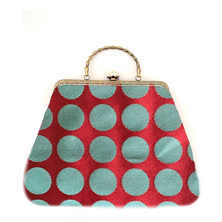 Maria Sole Rodriguez - Wholesale Clutch Bag - Women's - Bassoon Perla Medium, bag with pearl, handmade, Italy6