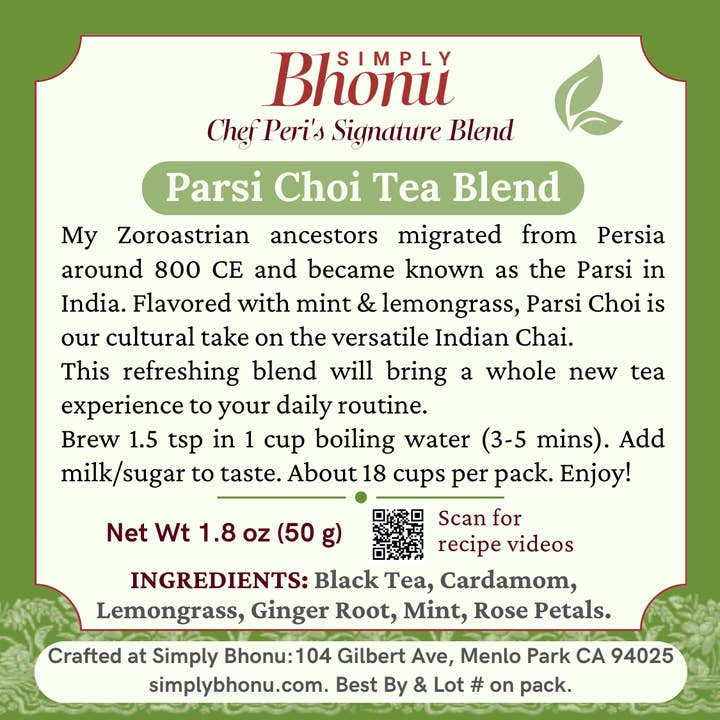 Simply Bhonu - Wholesale Loose Tea - Parsi Choi Loose-leaf Tea Blend 1