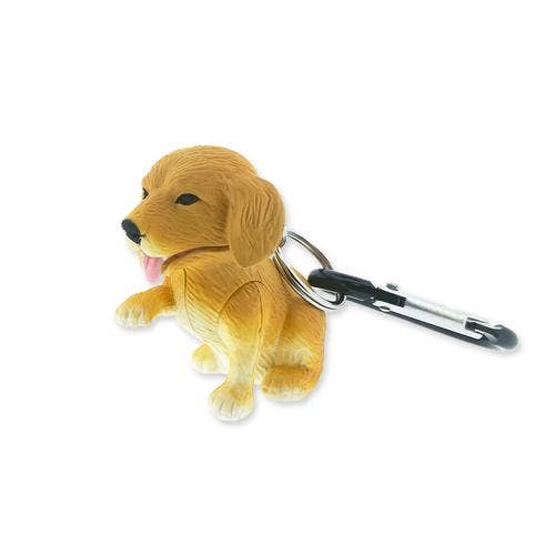 Big Discoveries / Sun Co. - Wholesale Light-Up Toy - Kids & Baby - WildLight Animal Carabiner Flashlight - Retriever Dog0
