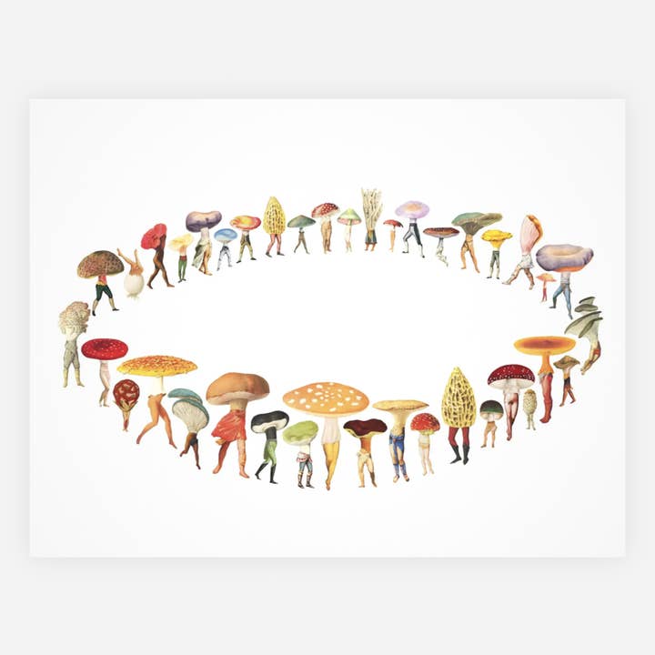 Fairy Ring note card for wholesale by Nature Morph