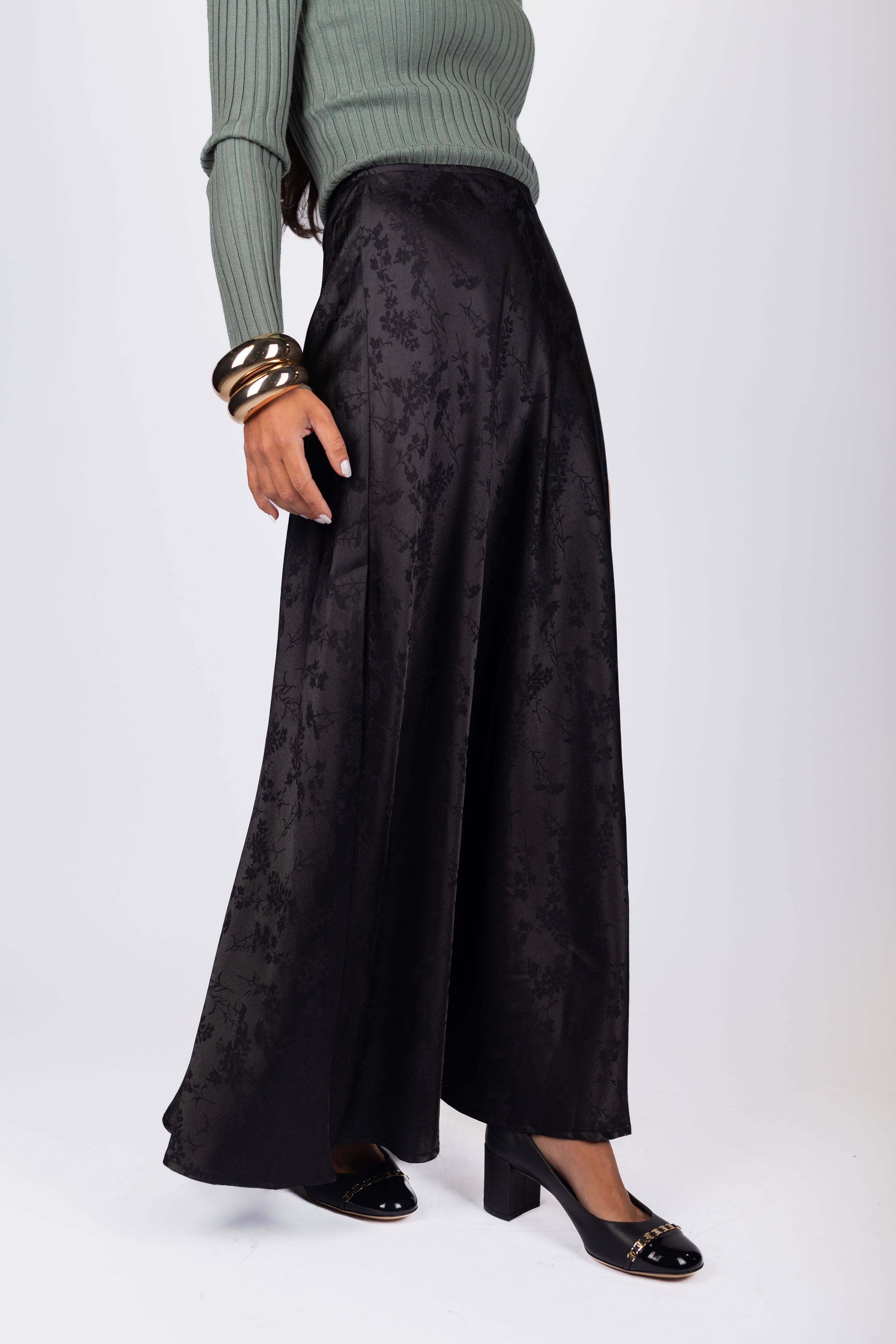 Yakira Bella - Venta al por mayor Falda - Mujer - Falda Lisa (Negra)2