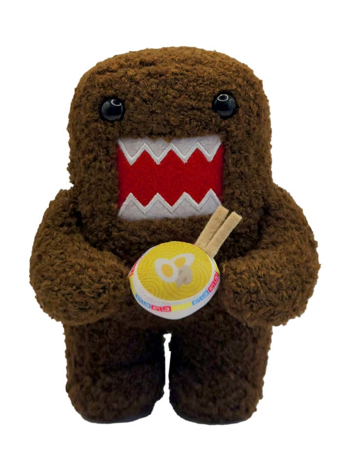 Domo with Ramen 6.5“ Licensed Plush - Bulk for wholesale by License 2 Play Toys