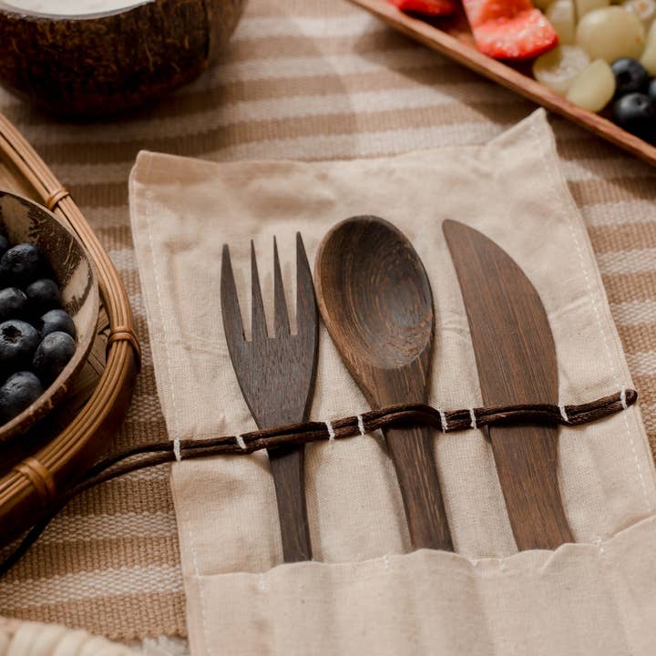 Children's Wooden Utensil Set for wholesale by Q Home Australia