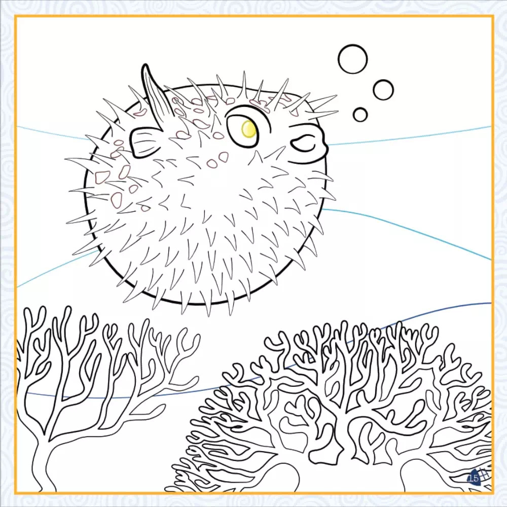 Tascabimbi Srl - Wholesale Coloring & Activity Book - Kids & Baby - KOLORAMI: FISH 6+2