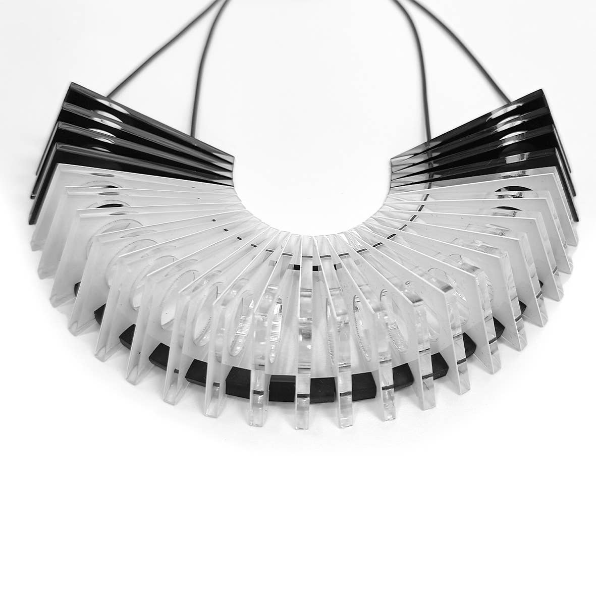ALEX+SVET - Wholesale Bib Necklace - MARYLIN statement necklace BW selection5