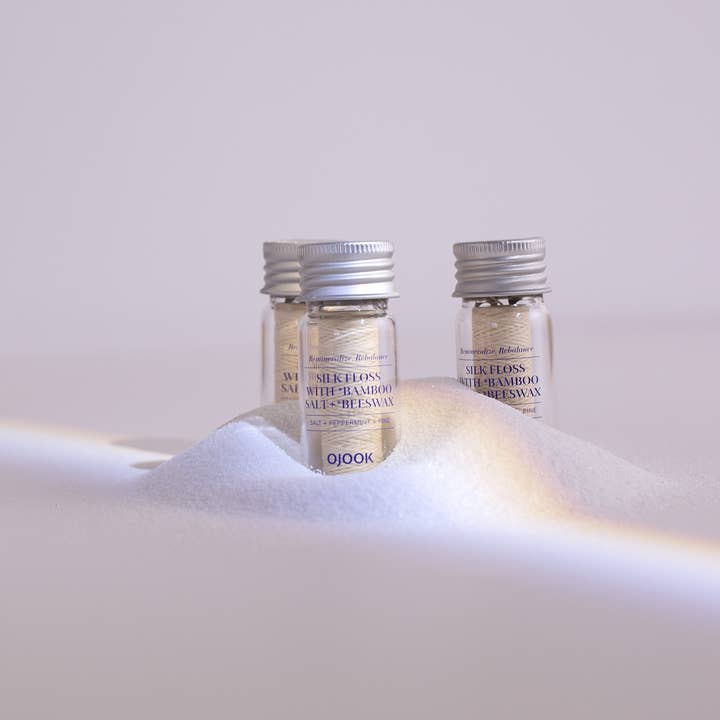 OJOOK - Wholesale Floss - Silk Floss with Bamboo Salt and Beeswax