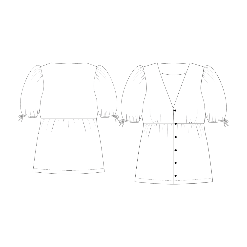 Lise Tailor – Großhandel Bastel-Nähset – Schnittmuster - Florie - einzeln verkauft1