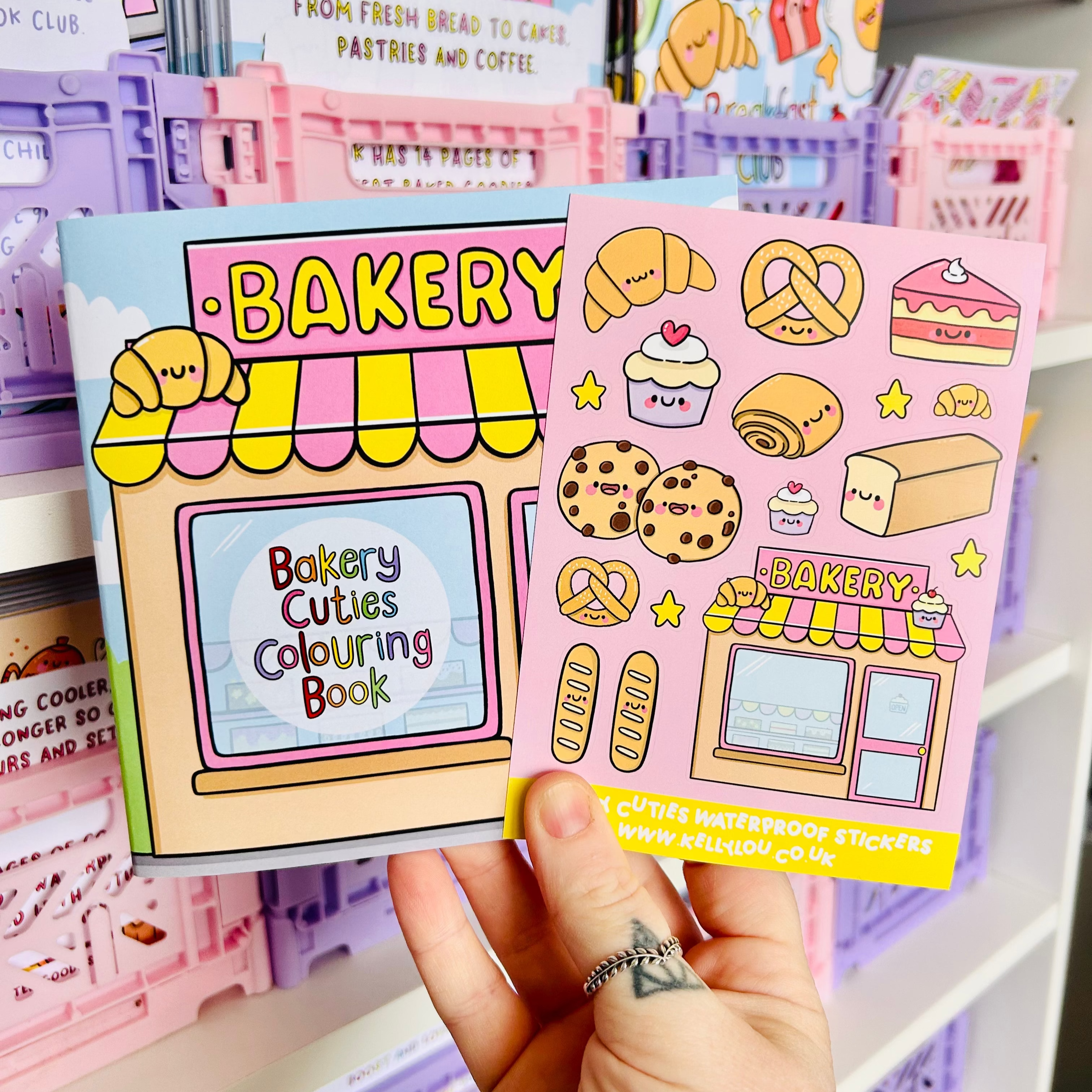 Kellylou – wholesale Colouring and activity book – kids and baby – Bakery Cuties - Colouring Book0
