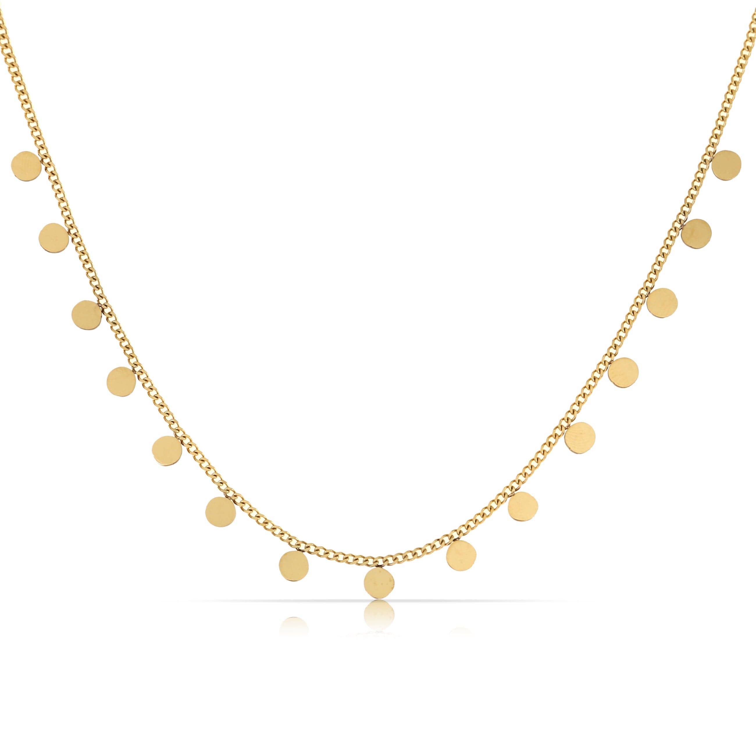 Made By Nami - Vendita all'ingrosso Collane a catena e maglie - Collana con monete | Oro1