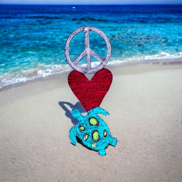 Whimsies - Wholesale Magnet - Turtle Magnet nautical recycled Florida Coastal beach gift2