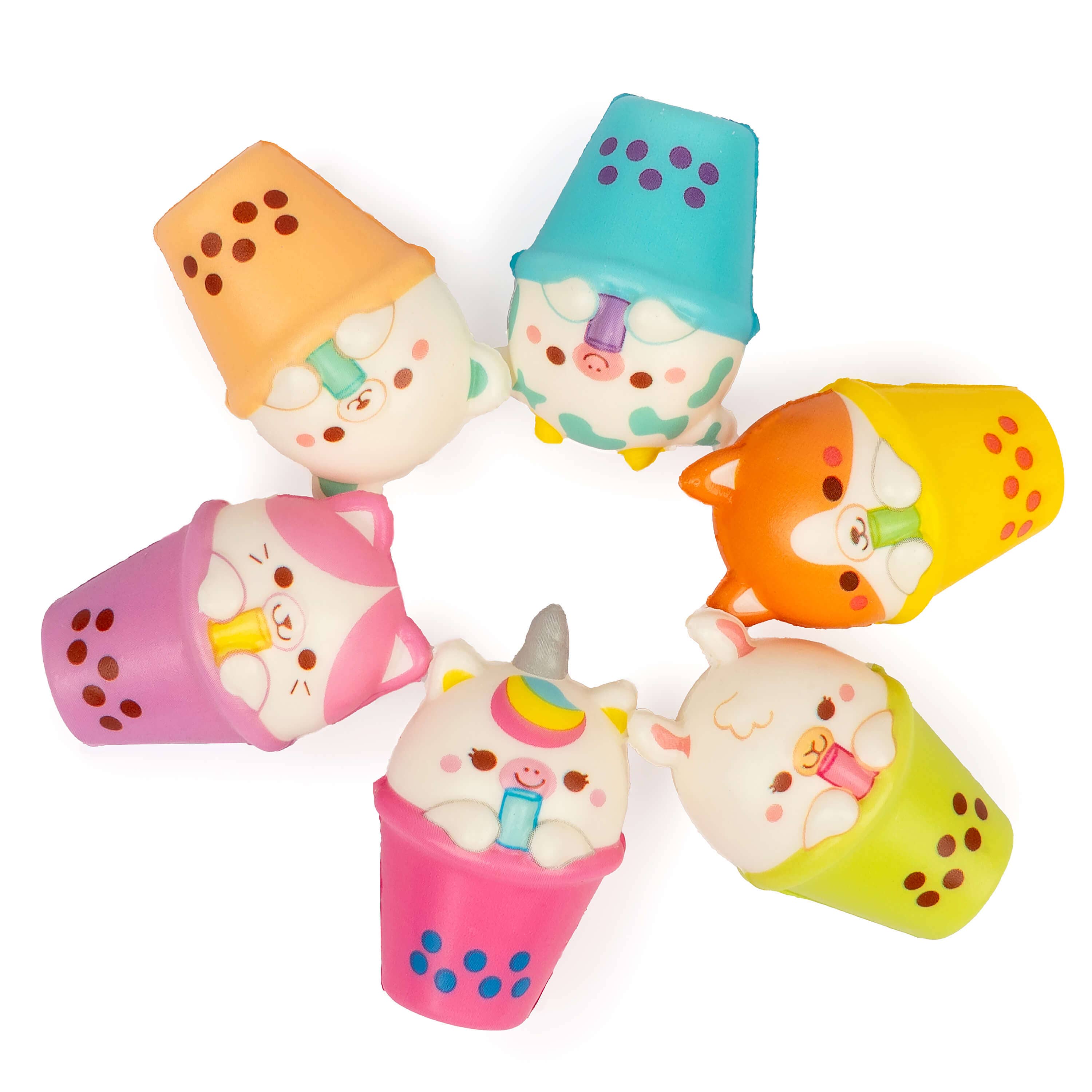 Kawaii Slime Company – Großhandel Squishy-Spielzeug – Kind & Baby – Tapioca Tots Mini Squishies (24 Stück/Packung)12