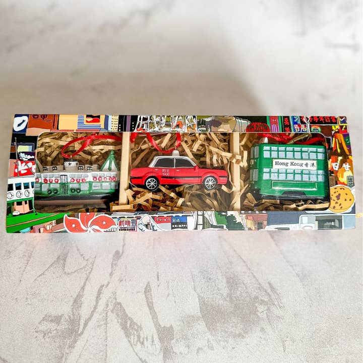 HANGING DECORATIONS: 3-Piece Transport Set for wholesale by The Lion Rock Press