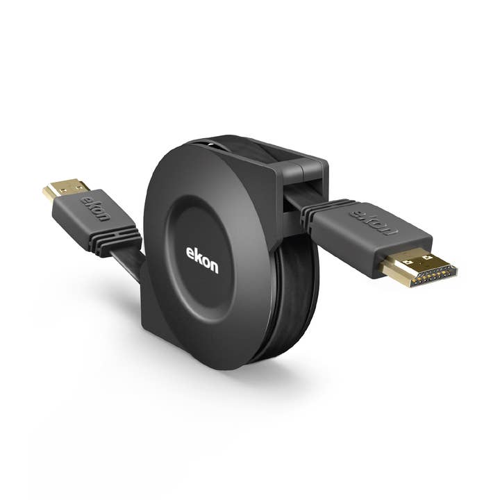 Cavo Hdmi V.2.0 Retrattile Placcato Oro per la vendita all'ingrosso da parte di EKON
