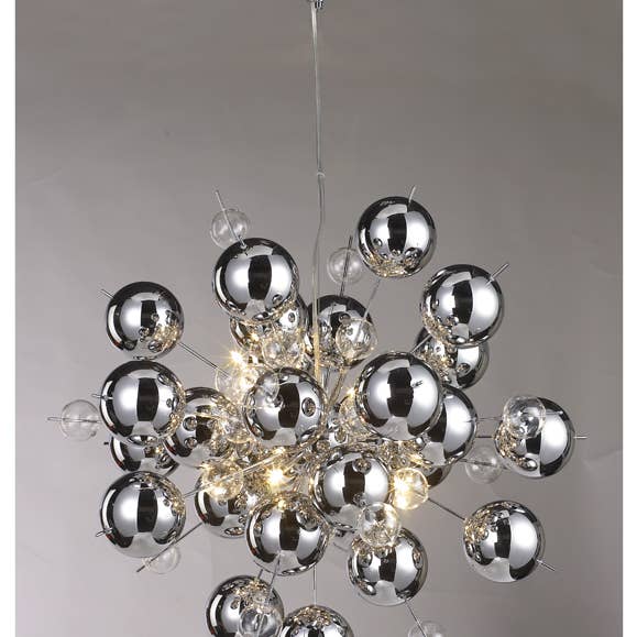 Chrome Bauble Chandelier for wholesale by Febland