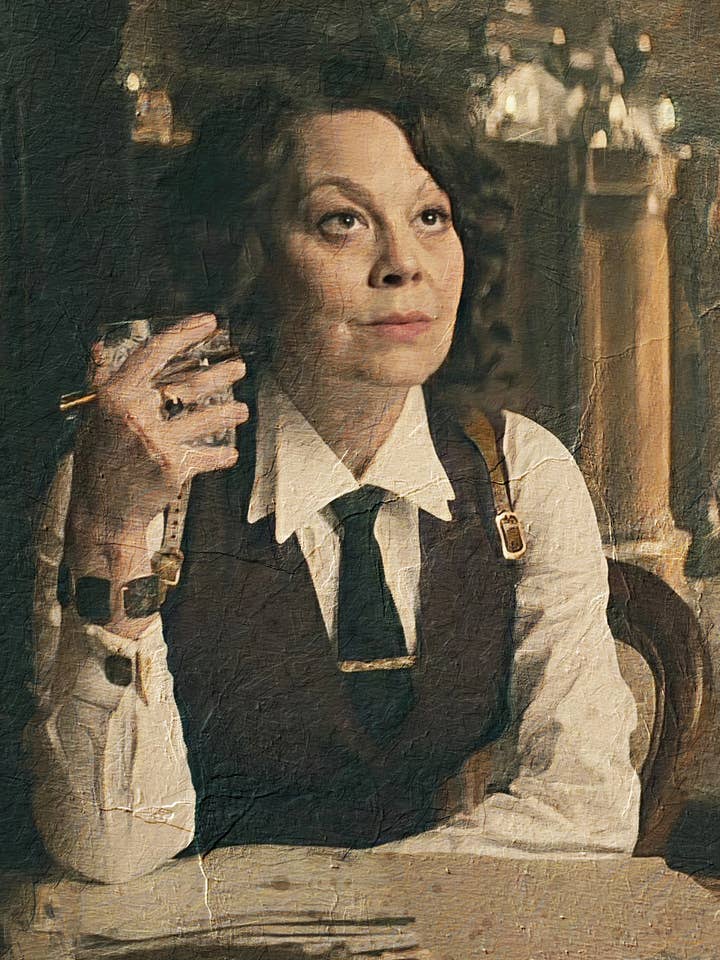 P.B Polly grå No.2 metall väggskylt 10x8" för wholesale av The Shizzle Print Co