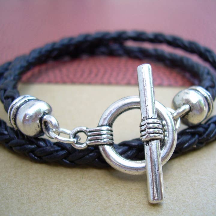 Urban Survival Gear USA - Wholesale Woven/Braided Bracelet - Leather Bracelet, Wrap Bracelet, Mens Bracelet, Womens Bracelet, Mens Jewelry, Womens Jewelry, Mens Gift, Womens Gift, Fathers Day, Groom1