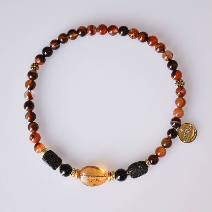 GOLD SAFARI - dobbelt elastisk armbånd for engroshandel hos Laura Mariotti - luxury collection