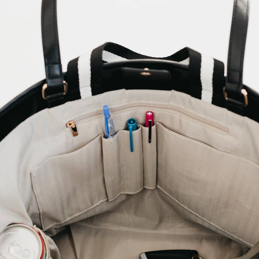 Pretty Simple – Sacola - Mulher por atacado – Bolsa Tote Organizada Woven Tiffany9