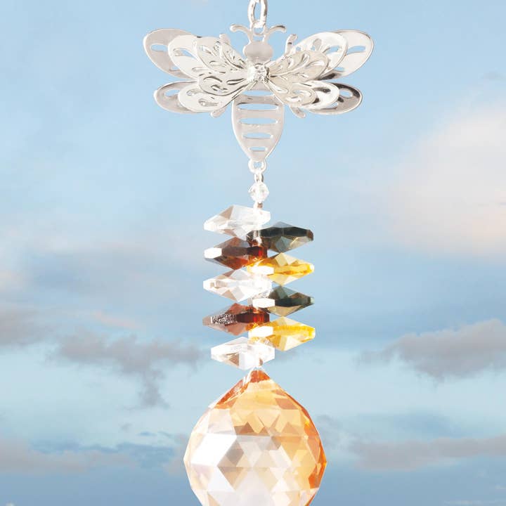 Crystal Suncatcher Ornament Kit - BA018 Honeybee for wholesale by Solid Oak