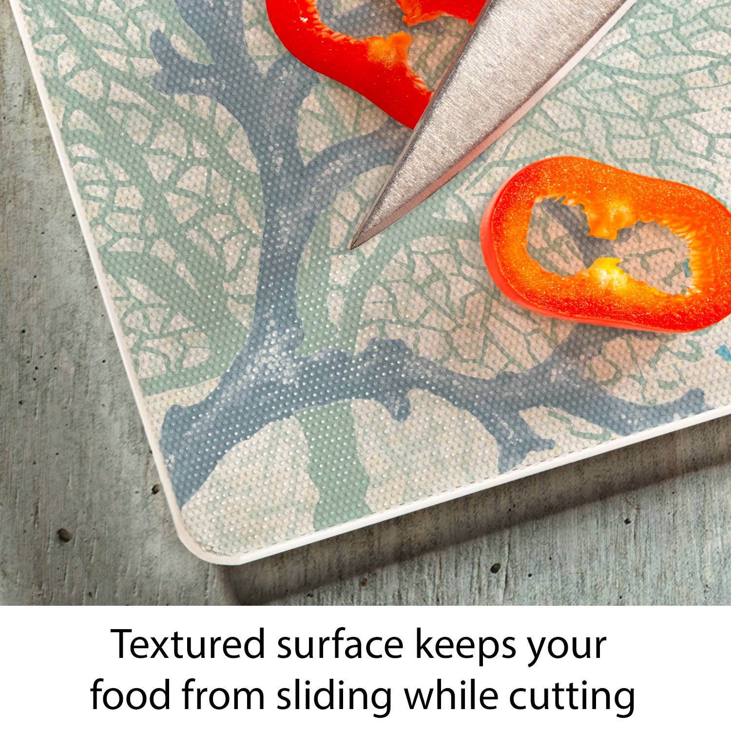 CounterArt/Highland Home/Thirstystone/CoasterStone - Vendita all'ingrosso Taglieri - Tagliere in vetro temperato Oceana 38,1 x 30,5 cm5