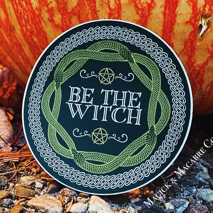 Be The Witch Sticker | Witchcraft Sticker | FEminist for wholesale by Magick & Macabre Co.