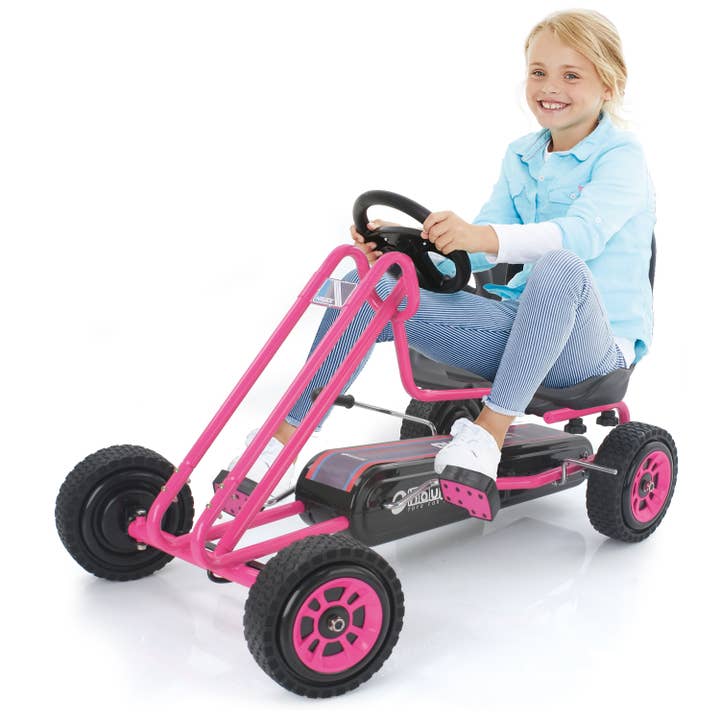 Hauck Toys - Wholesale Bike/Scooter - Kids - Hauck Lightning Pink Pedal Go Kart