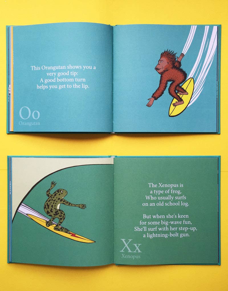 Jonas Claesson - Wholesale Preschool Book (3-5) - The Surfing Animals Alphabet Book4