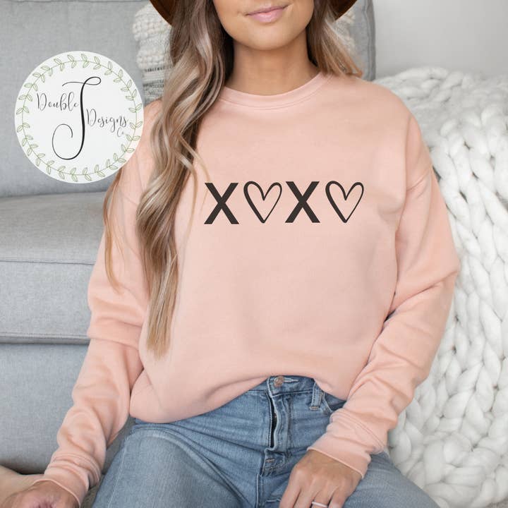 XoXo Bella Sweatshirt for wholesale by Double J Designs Co.