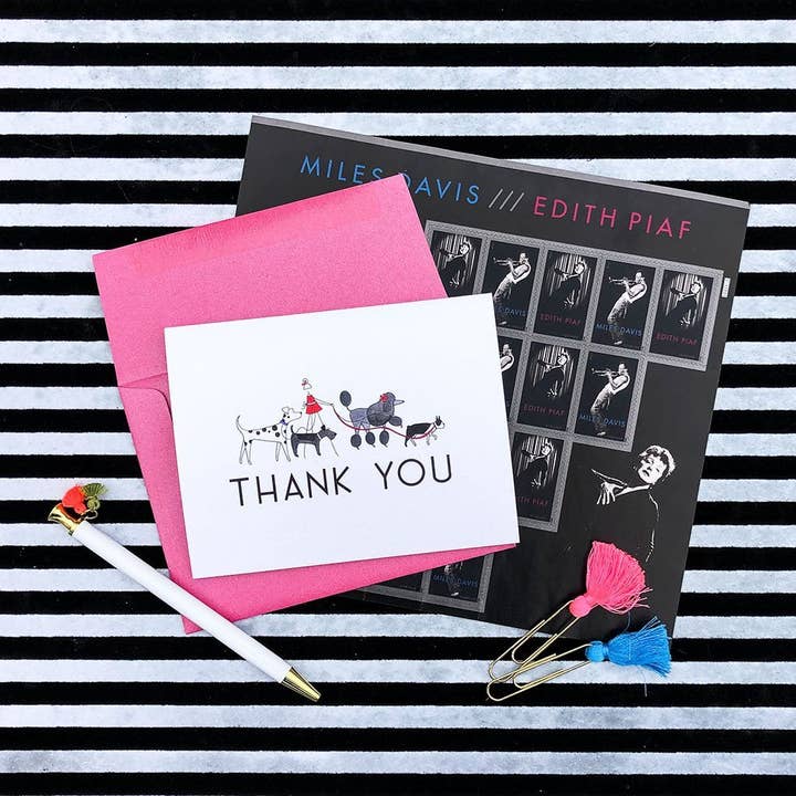 „HONDENWANDELAAR” BEDANKKAART voor wholesale door LO in LONDON®