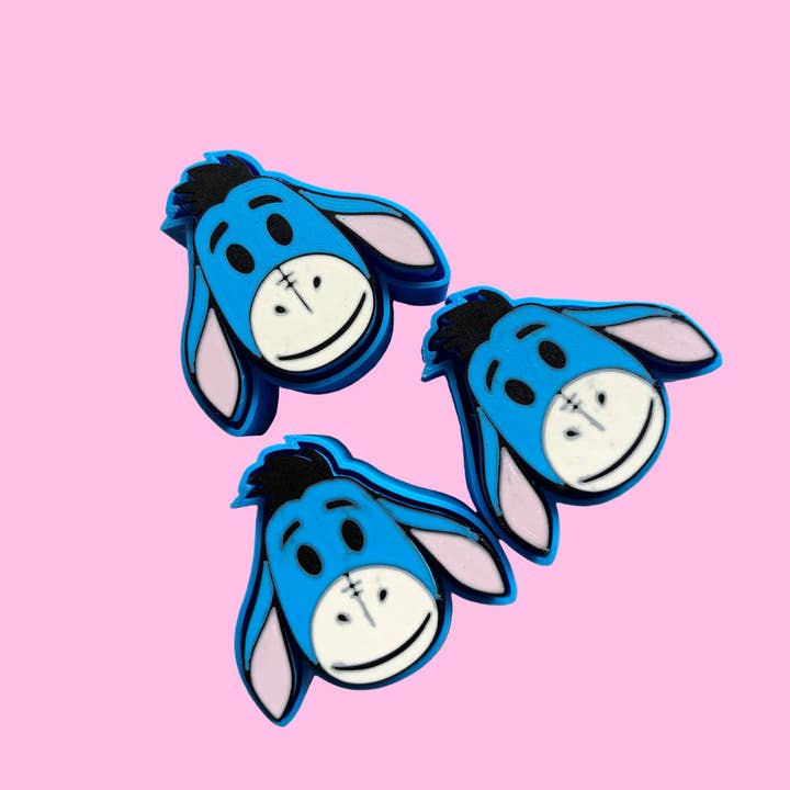 Blue Eeyore 3d Printed Clicker for wholesale by KK Scents & Co.