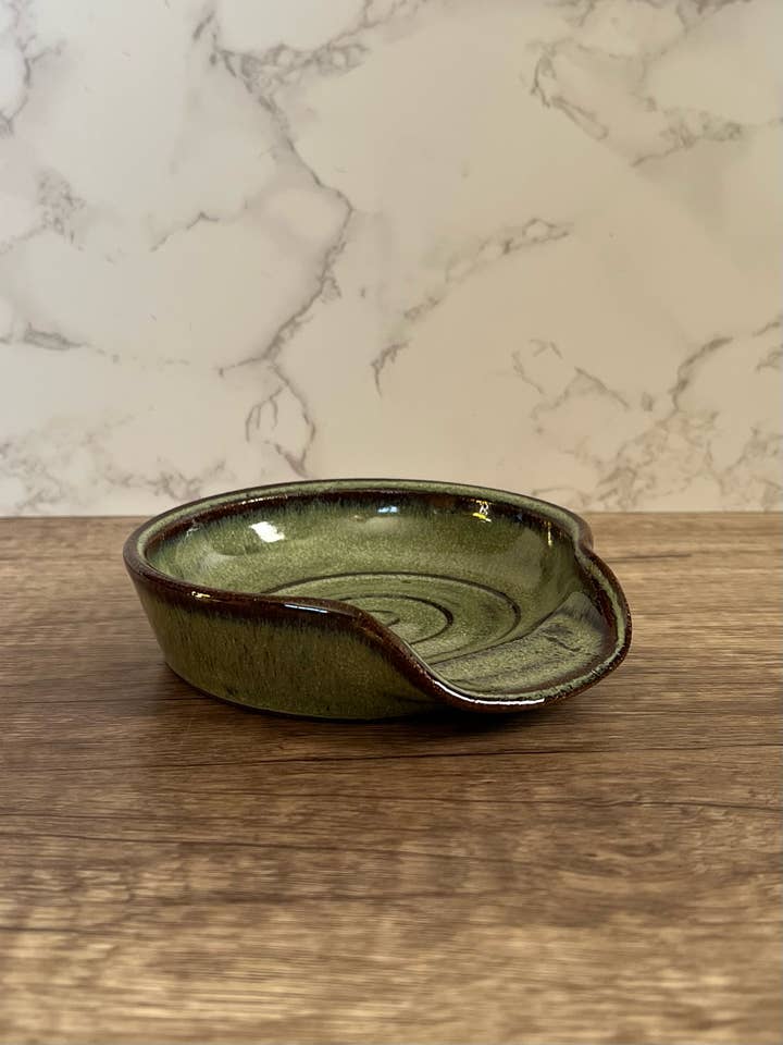 Spoon rest for wholesale by Uphill Pottery