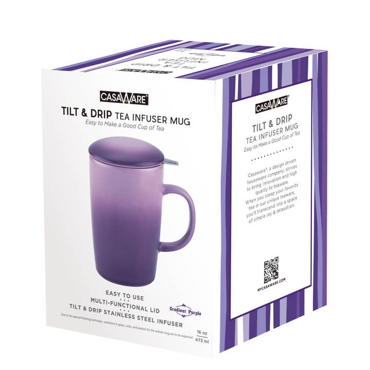 CasaWare - Wholesale Tea Strainer/Infuser - 16 oz Tea Infuser Mug Gradient Series5