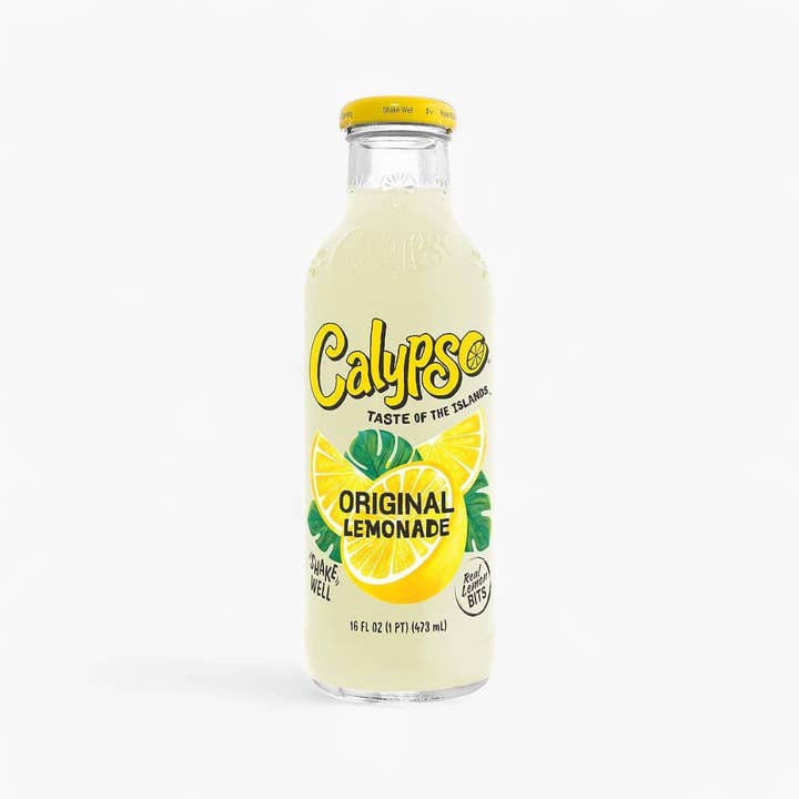 L&F Universal Goods - Wholesale Fruit Juice - Calypso Original Lemonade Glass 12/16 Oz