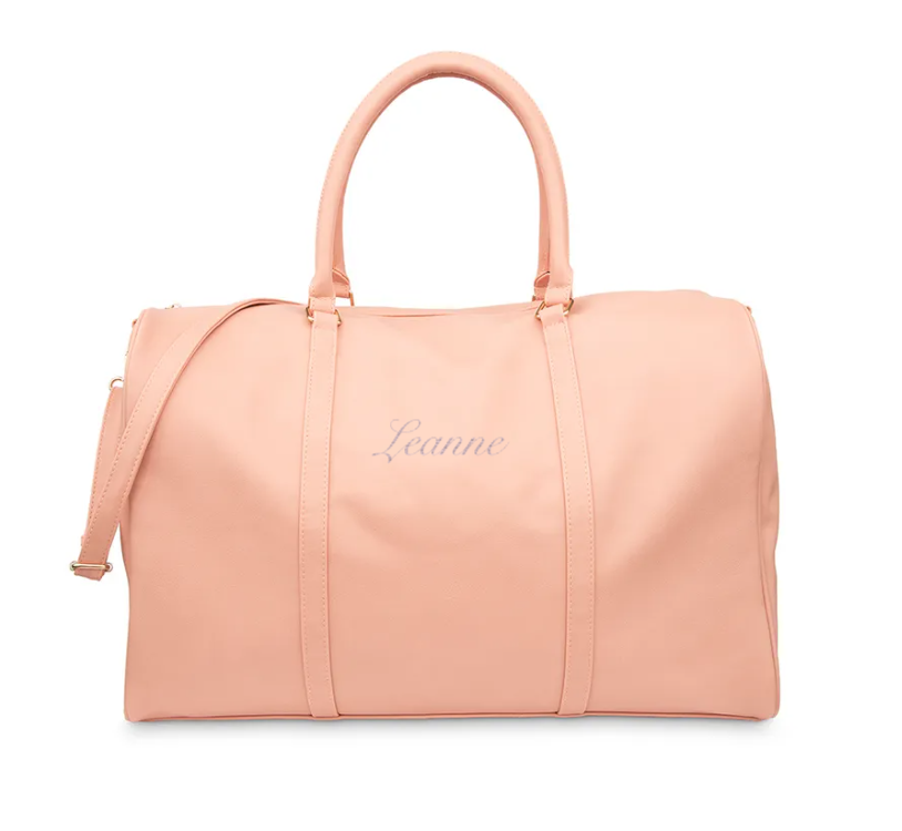 Weddingstar Inc. - Wholesale Duffel- en weekendtas - Dames - Weekender reistas van kunstleer voor dames - lichtroze9