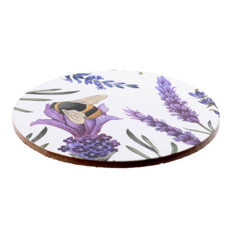 Puckator Ltd - Vente Sous-verre - Lot de 4 sous-verres en liège The Nectar Meadows4