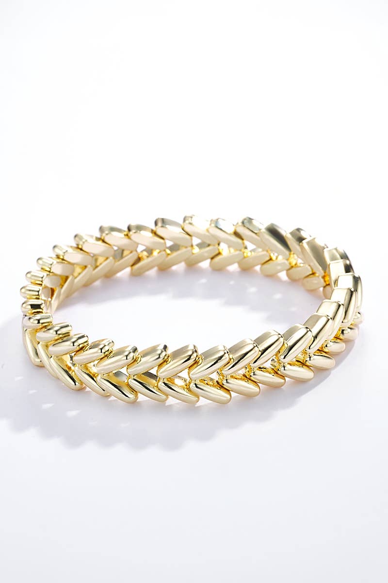 BYREN | ÉLINE L'ATELIER - Venta al por mayor Pulseras de cadenas y eslabones - Pulsera elástica de acero 324CP175