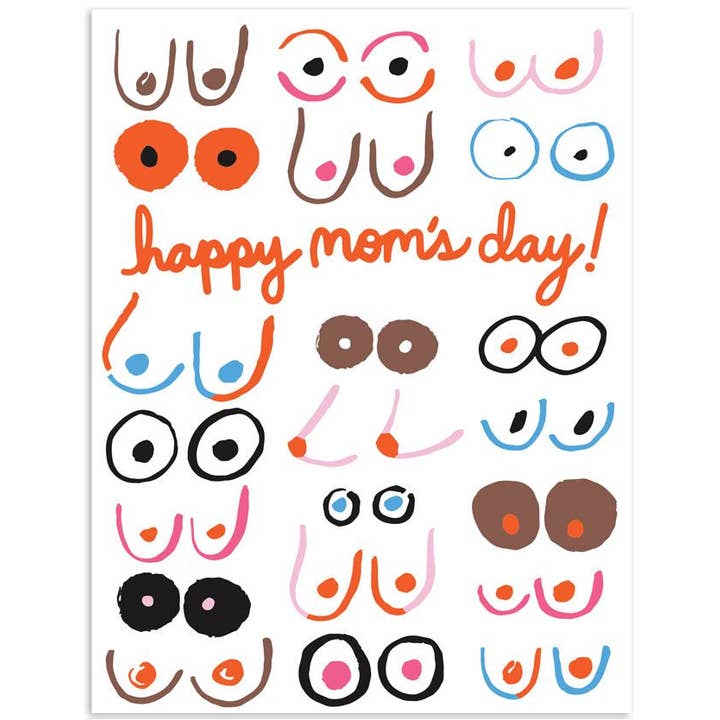 THE FOUND – wholesale Mother’s Day card – You're Perfect Boobs Mother's Day Card
