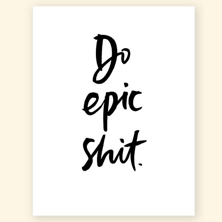 'Tarjeta de felicitación: Haz cosas épicas' para venta al por mayor de Studio G