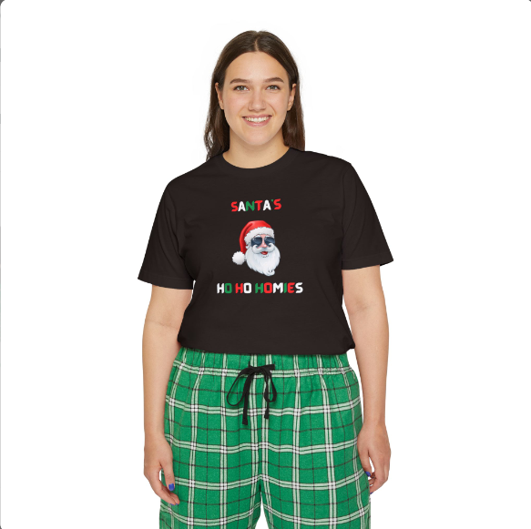 Differently Gifted - Wholesale Sleepwear Set - Unisex - Ho Ho Homies Classic Santa Matching Christmas Pajama Set6