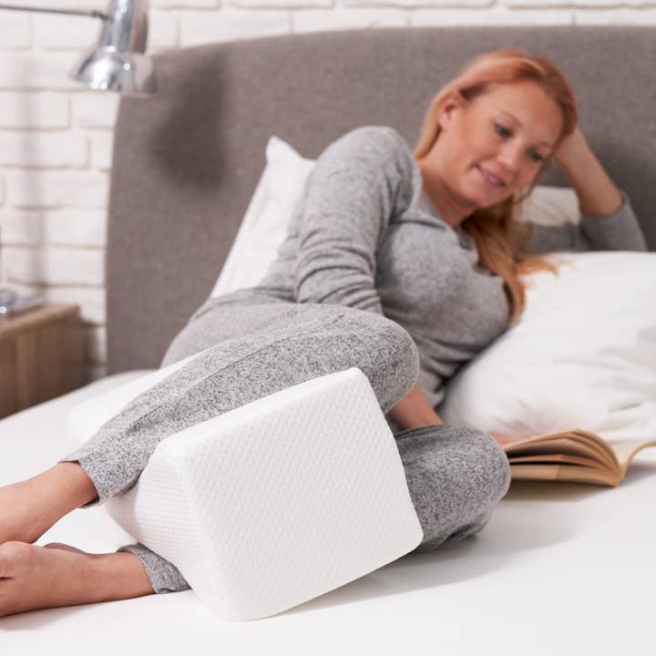 Knee Pillow - Memory Foam Pressure Relief Support Cushion for wholesale by Proheeder