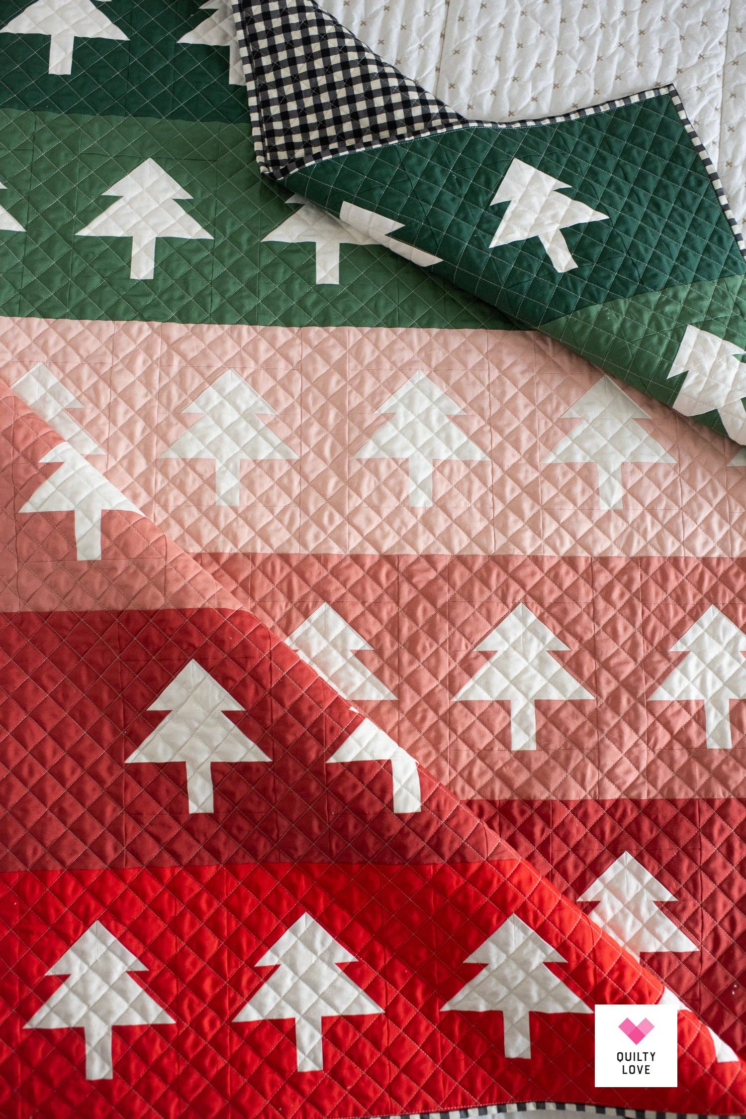 Quilty Love - Wholesale Craft Sewing Kit - Tree Rows PAPER Quilt Pattern6